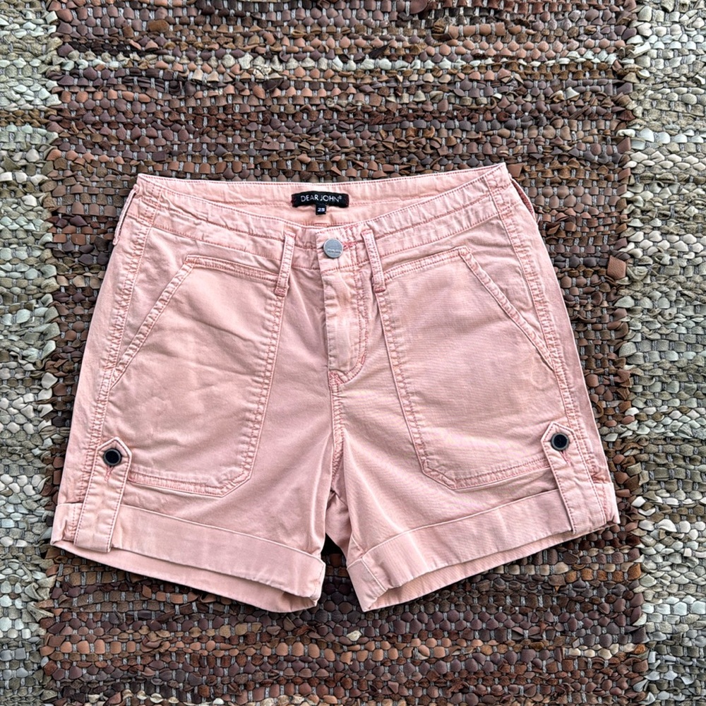 Dear John Baby Pink Denim Jean Shorts